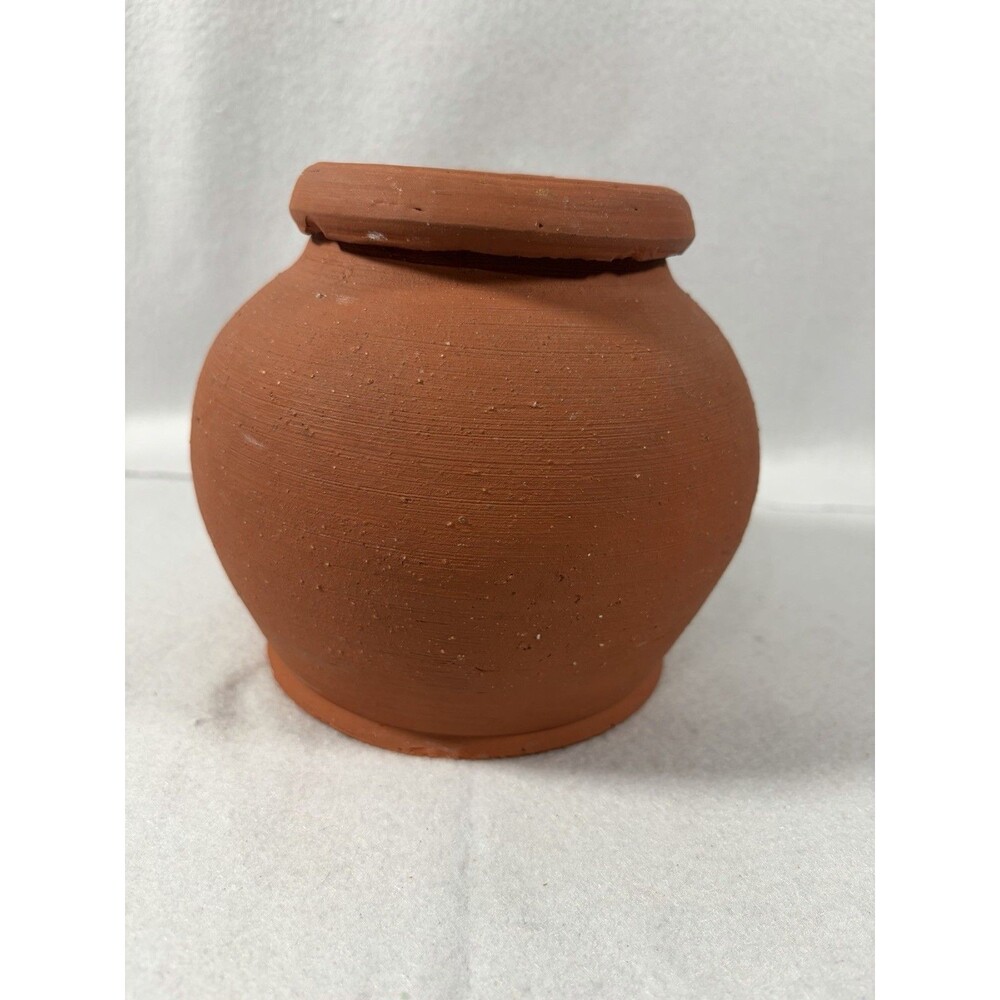 Handmade Traditional Terracotta Clay Pot Pottery Organic Made In 1978